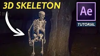 ADD 3D SKELETON TO YOUR VIDEOS│After Effects VFX Tutorial