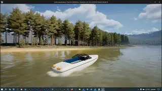 Unreal 5 Boat physics | Water Physics plugin | UE4 UE5