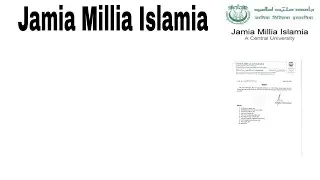 Jamia Millia Islamia Admission 2021-22 || Jamia Entrance 2021