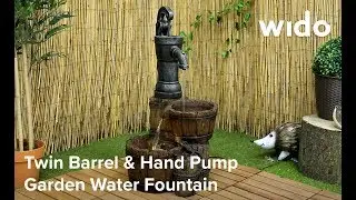 Wido Barrel and Pump Water Feature Product Video (WF200)