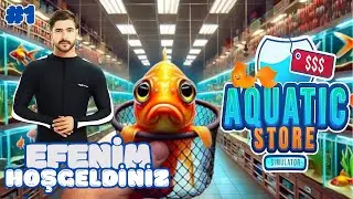 Efsane Akvaryumcu Simulasyon Oyunu | Sıfır Aksiyon | Bol Ticaret | Aquatic Store Simulator | Bölüm 1