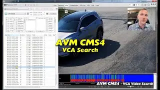 AVM CMS4 - VCA Video Search - Scan for people and vehicles on your IP security cameras
