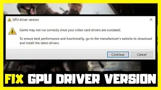 FIX Call Of Duty Warzone 2 GPU Driver Version Error | Video Card Drivers Outdated Error