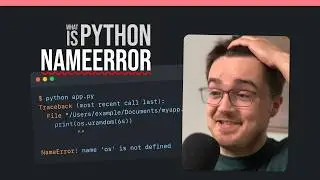 Python NameError  — What it is and how to fix it