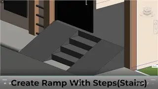 Create Ramp with Steps(Stairs) in Revit Tutorial