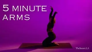 5 Minute Arms | No Rest, No Repeats | Toning, Low Impact, No Equipment | TheSecret.LA