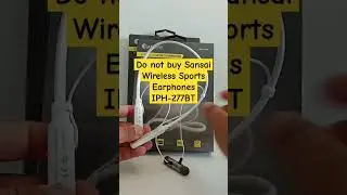 Do not buy Sansai Wireless Sports Earphones IPH-277BT