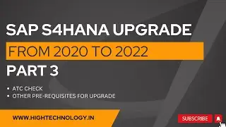 SAP S4/HANA 2020 to S4/HANA 2022 Upgrade 3 | How to Upgrade SAP S/4HANA 2020