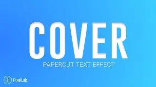 Perfect Photoshop Paper cut text effect in PixelLab | Photoshop Tutorials |How to Make| SNR Tutorial