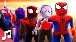 Spider-Man Movie with Roblox Song ♪ Love The Way You Lie | Across the Spider-Verse