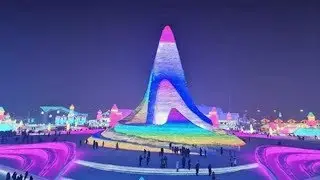 36th Harbin Ice Festival opens in China