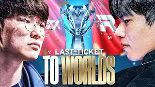 THE LAST WORLDS SPOT ON THE LINE - T1 VS KT - LCK SUMMER REGIONAL QUALIFIER 2024 - CAEDREL