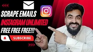 How To Extract Emails From Instagram | Scrape Instagram Emails Free | Instagram Email Scraper