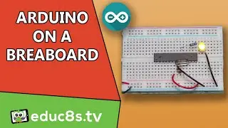 Arduino Uno (ATMEGA328P) on a breadboard Tutorial DIY project. Easy guide.