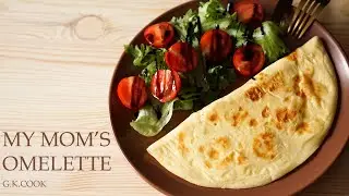 Простой и вкусный завтрак от моей мамы | "Блинчик" | Omelette recipe | ASMR