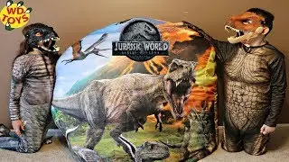 New Jurassic World Dino Rivals Giant Surprise Dinosaur Egg  Fallen Kingdom Dinosaur Toys Unboxing