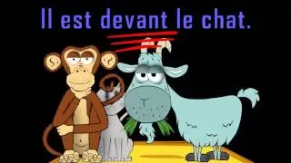 Où est le chat? - alain le lait - prépositions - French prepositions