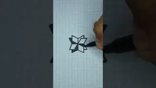 How to Draw 3D Optical Illusion on Graph Paper