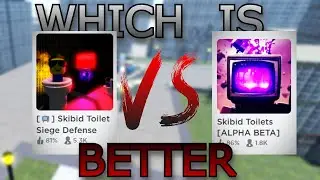 Skibid Toilet Siege Defense vs Skibid Toilets||Which is better?