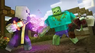 Illagers Into The Dungeon 02 - Mutant Zombie | Minecraft Animation