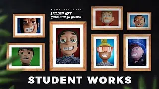 Stylized NFT Character In Blender - Student Works