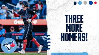 Blue Jays blast three more home runs!