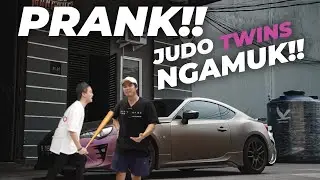 PRANK CULIK DAN KLETEKIN MOBIL JUDO TWINS !! HAMPIR DI GEBUKIN & DI LUDAHIN !!