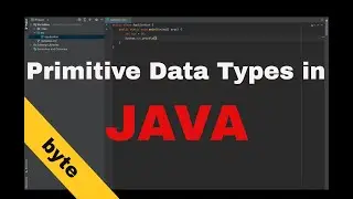 Primitive Data Types in Java - byte