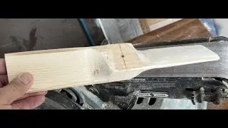 Simple carved wooden DiY Whirligig propeller teaser