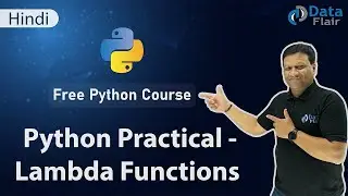 Python Practical - Lambda Functions in Python | Python Lambda Function Programs [Hindi]