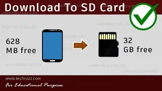 How To Change Default Download Location To SD Card On Android Phones | Tablets