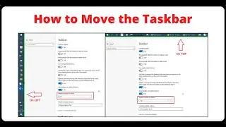 How to Move Taskbar to Bottom in Windows 10/11/7/8