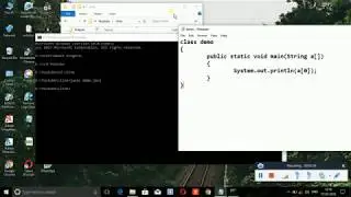 Command line arguments in Java using String a[]