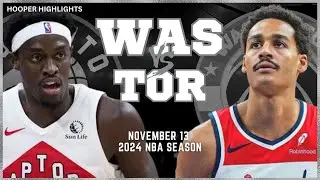 Washington Wizards vs Toronto Raptors Full Game Highlights | Nov 13 | 2024 NBA Season