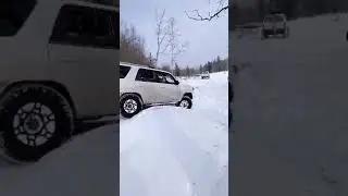 playing in the snow           #toyota #4runner #offroad  #snow #4x4 #toyota #4x4 #truck #good