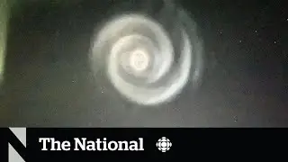 #TheMoment a mysterious spiral appeared in the night-sky