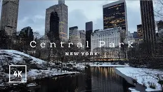 New York City walk - Central Park, 5th Avenue, Bryant Park, 42nd Street, NYC, Manhattan 4K 60fps