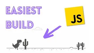 EASIEST Beginner Javascript Game - Chrome Dinosaur Tutorial