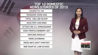 Top 10 domestic news stories of Korea in 2015