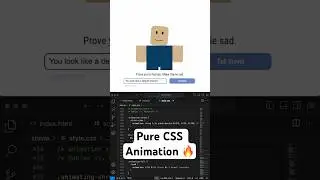 Roblox Stevie CAPTCHA CSS Animation