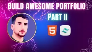 Build Modern Responsive Portfolio website using HTML, CSS and Javascript | Part-2