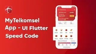 Telkomsel Clone App - Flutter UI | Dashboard Page