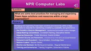 What are some best practices for managing and organizing Power Apps solutions and resources within a
