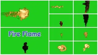 Fire Flame and Smoke Green Screen Effects HD