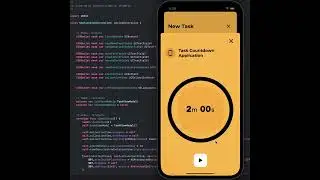 Animated Countdown Timer application created using the UIKit Framework