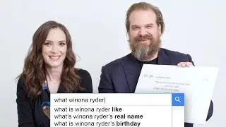 Winona Ryder & David Harbour Answer the Web's Most Searched Questions | WIRED