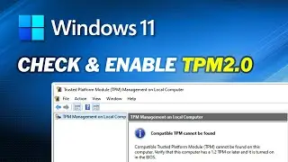 How to Check and Enable TPM 2.0 for Windows 11 Update (Full Guide)