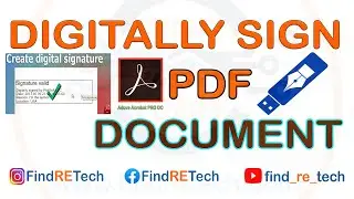 Digitally Sign PDF Document With Digital Signature/ Follow Easy Step For Digital Signature.