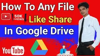 How to create google drive link and share Files |  Google drive link kaise banaye | Any File share