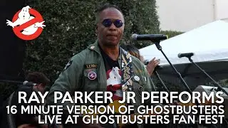 Ray Parker Jr performs 16 minute long version of 'Ghostbusters' live at Ghostbusters Fan Fest!